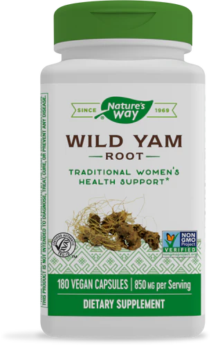 Nature's Way Wild Yam Root 180 Vgn Cp