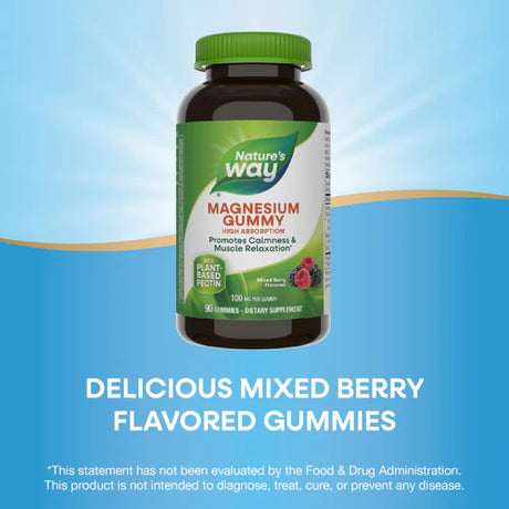 Nature's Way Magnesium Gummy 90 Gummies