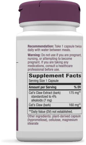 Nature's Way Cat’s Claw Premium Extract 60 Vgn Cp