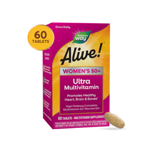 Nature's Way Alive!® Once Daily Women’s 50+ Ultra Potency 60 Tb