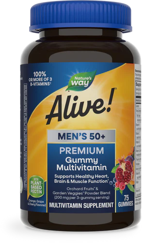 Nature's Way Alive!® Men’s 50+ Gummy Vitamins 75 Gummies