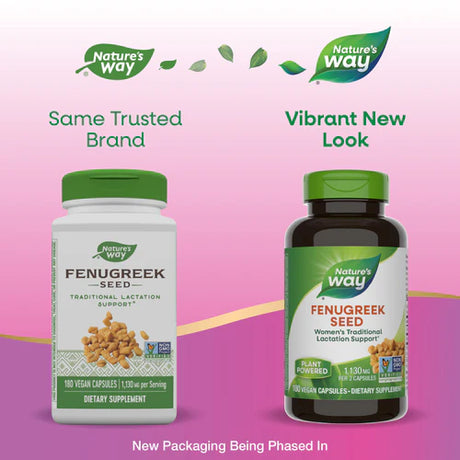 Nature's Way Fenugreek Seed 180 Vgn Cp