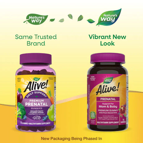 Nature's Way Alive!® Prenatal Gummy Vitamins 75 Gummies