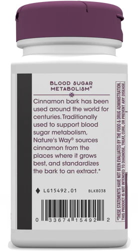 Nature's Way Cinnamon Premium Extract 60 Vgn Cp