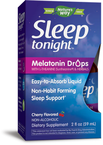 Nature's Way Sleep tonight™  Melatonin Drops, Cherry Flavor 2 Fl Oz