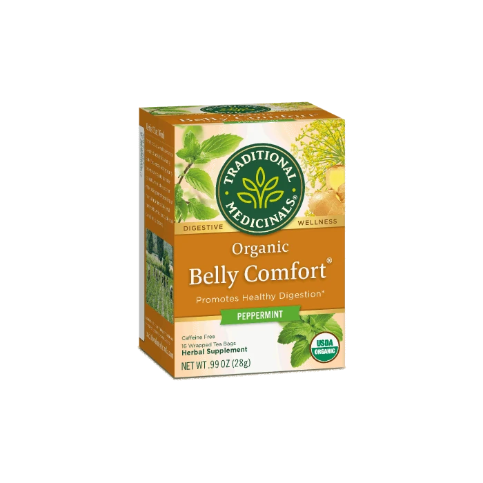 TRADITIONAL MEDICINALS TEAS Belly Comfort Peppermint Tea 16 BAG