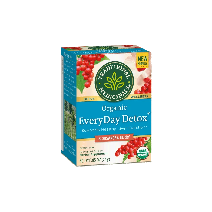 TRADITIONAL MEDICINALS TEAS Everyday Detox Tea 16 BAG