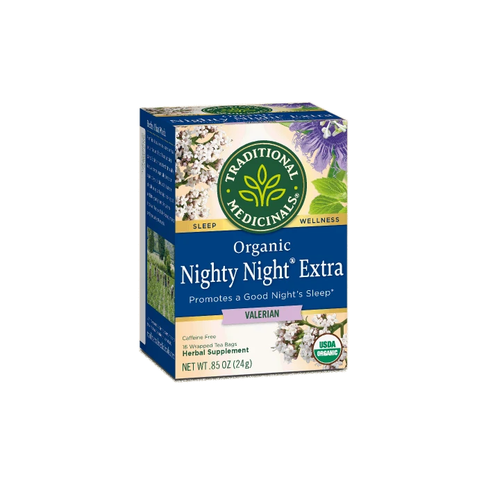 TRADITIONAL MEDICINALS TEAS Organic Nighty Night Valerian 16 BAG