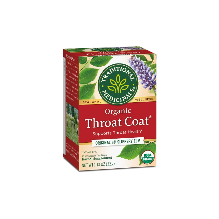 TRADITIONAL MEDICINALS TEAS Throat Coat Tea 16 BAG