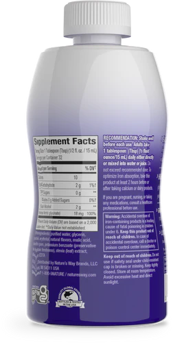 Nature's Way Liquid Iron 18 mg 16 Fl Oz