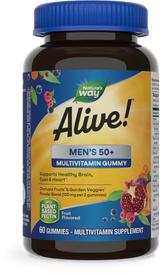 Nature's Way Alive!® Men's 50+ Gummy Vitamins 60 Gummies