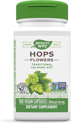 Nature's Way Hops Flowers 100 Vgn Cp