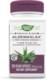 Nature's Way AloeMaxLax™ with Cascara Sagrada Premium Blend 100 Vgn Cp