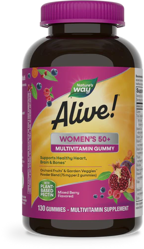 Nature's Way Alive!® Womens 50+ Gummy Vitamins 130 Gummies