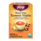 YOGI TEA Honey Chai Turmeric Vitality 16 BAG