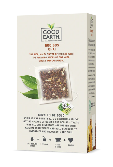 GOOD EARTH TEAS Sensorials Rooibos Chai 15 BAG