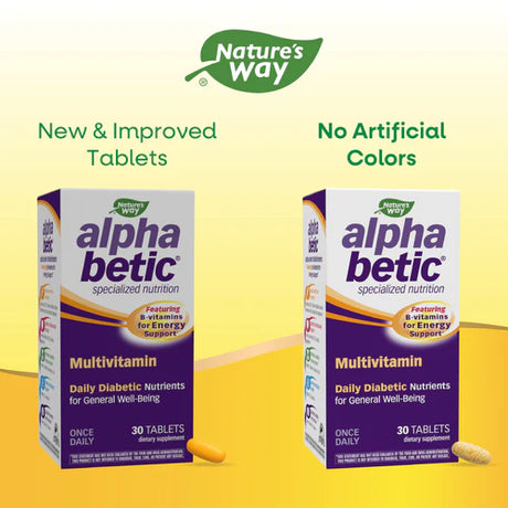 Nature's Way alpha betic® Multivitamin, Energy Support 30 Tb