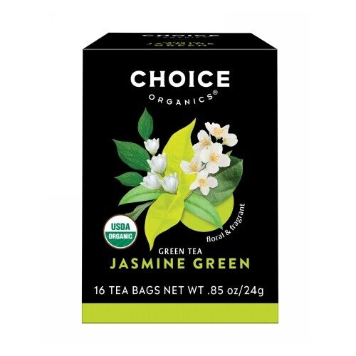 CHOICE ORGANIC TEAS Jasmine Green 16 BAG