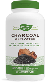 Nature's Way Activated Charcoal (green lbl) 360 Cp