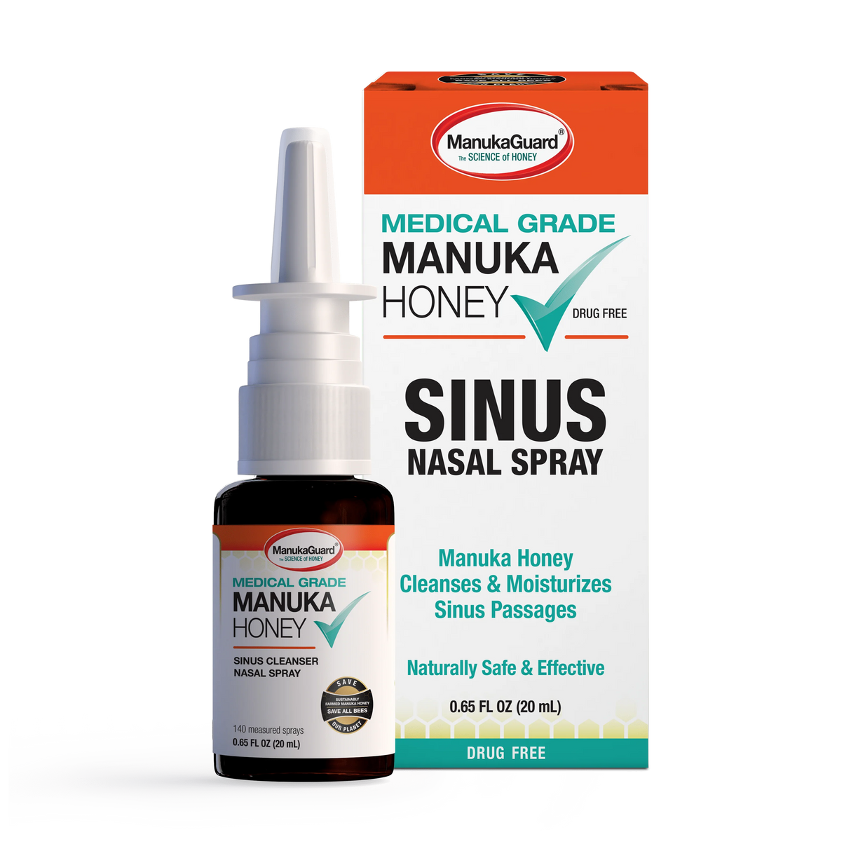 MANUKA GUARD MEDICAL GRADE MANUKA SINUS CLEANSER 0.65OZ