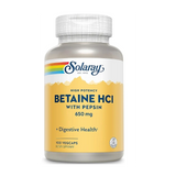 Solaray Betaine HCI 100CT 650MG Veg Capsule