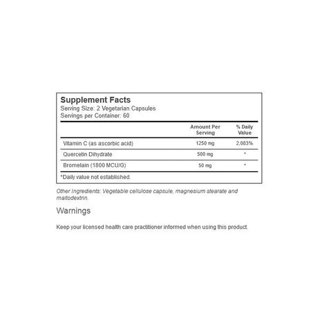 Solaray Quercetin 120CT  Veg Capsule