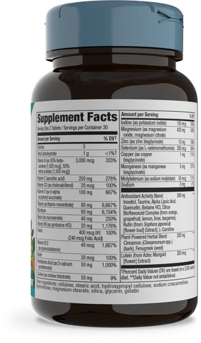 Nature's Way Completia® Diabetic Complete Multi-Vitamin (iron-free) 60 Tb