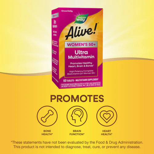 Nature's Way Alive!® Once Daily Women’s 50+ Ultra Potency 60 Tb