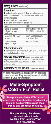 Nature's Way Umcka® Cold+Flu Berry Syrup 4 Fl Oz