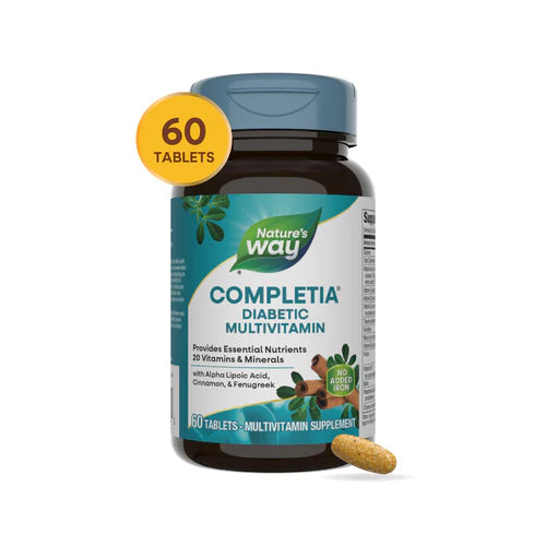 Nature's Way Completia® Diabetic Complete Multi-Vitamin (iron-free) 60 Tb