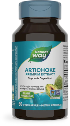 Nature's Way Artichoke Premium Extract 60 Vgn Cp