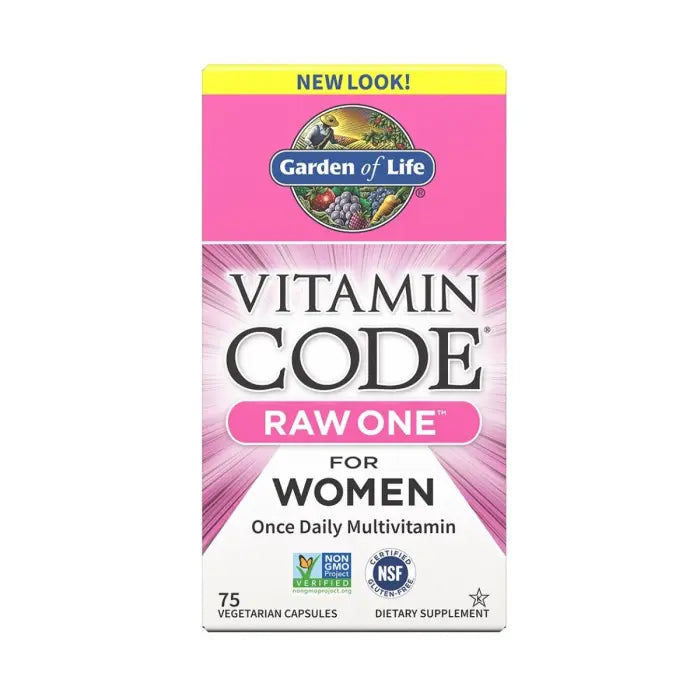 Garden of Life Vitamin Code Raw One for Women 75ct CAPSULES