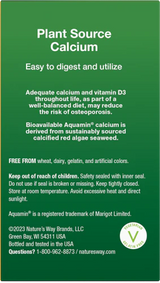 Nature's Way Alive!® Calcium 120 Tb