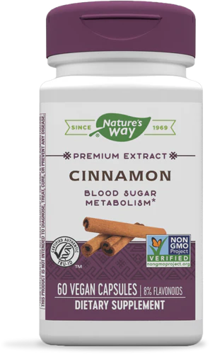 Nature's Way Cinnamon Premium Extract 60 Vgn Cp