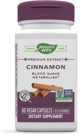 Nature's Way Cinnamon Premium Extract 60 Vgn Cp