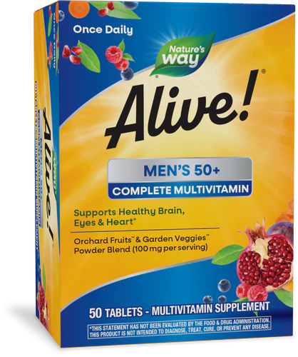 Nature's Way Alive!® Men's 50+  50 Tabs 3/bnd