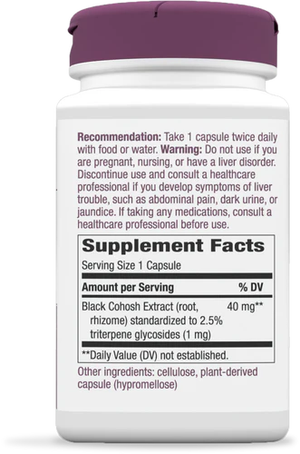 Nature's Way Black Cohosh Premium Extract 120 Vgn Cp