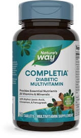 Nature's Way Completia® Diabetic Complete Multi-Vitamin (iron-free) 60 Tb