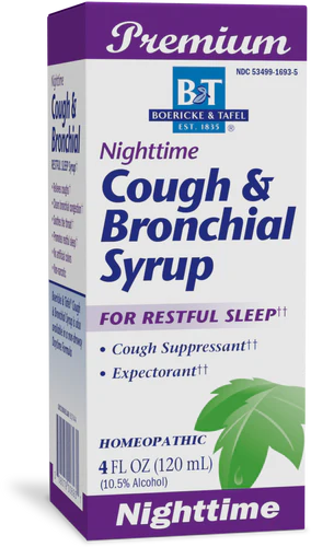 Nature's Way Cough & Bronchial Nighttime Syrup 4 Fl Oz