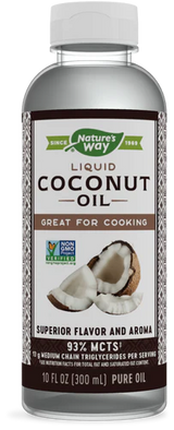 Nature's Way Coconut Oil, Liquid (Nutr. Facts) 10 Fl Oz